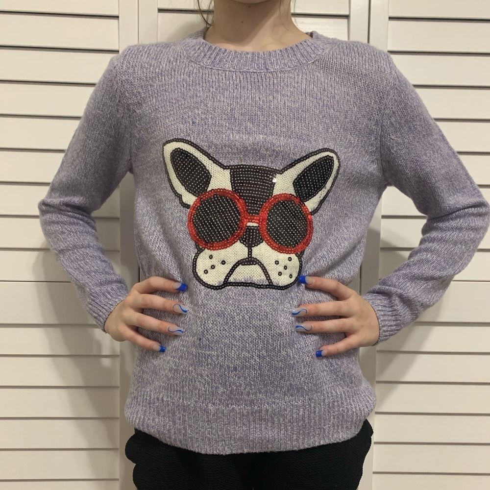 Purple Pink Republic Puppy Sweater